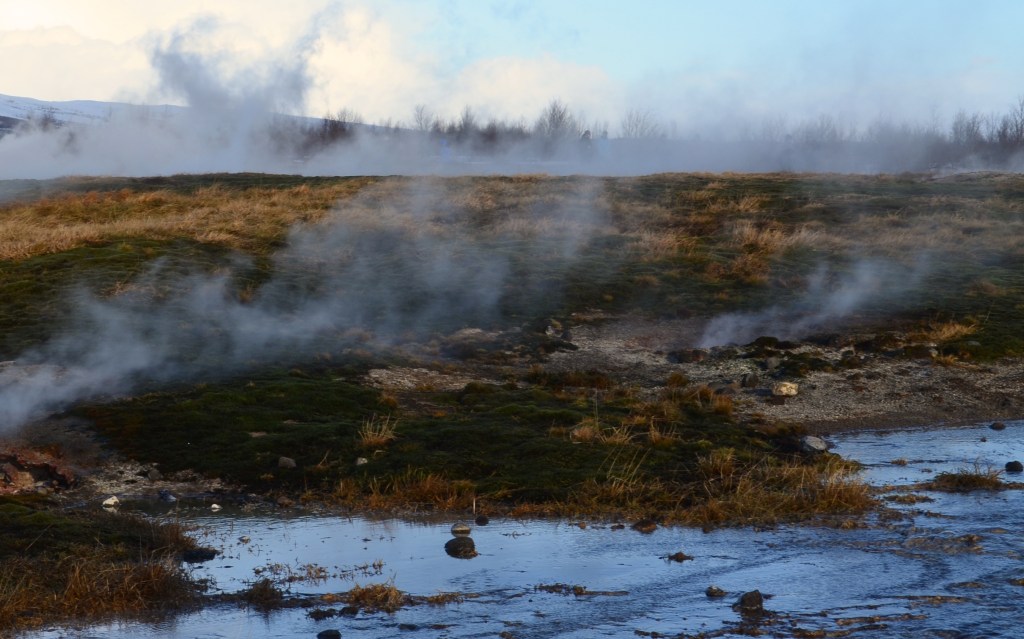 Geyser steam