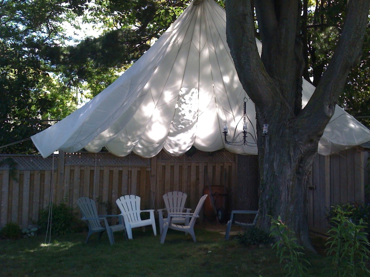 Decommissioned parachute