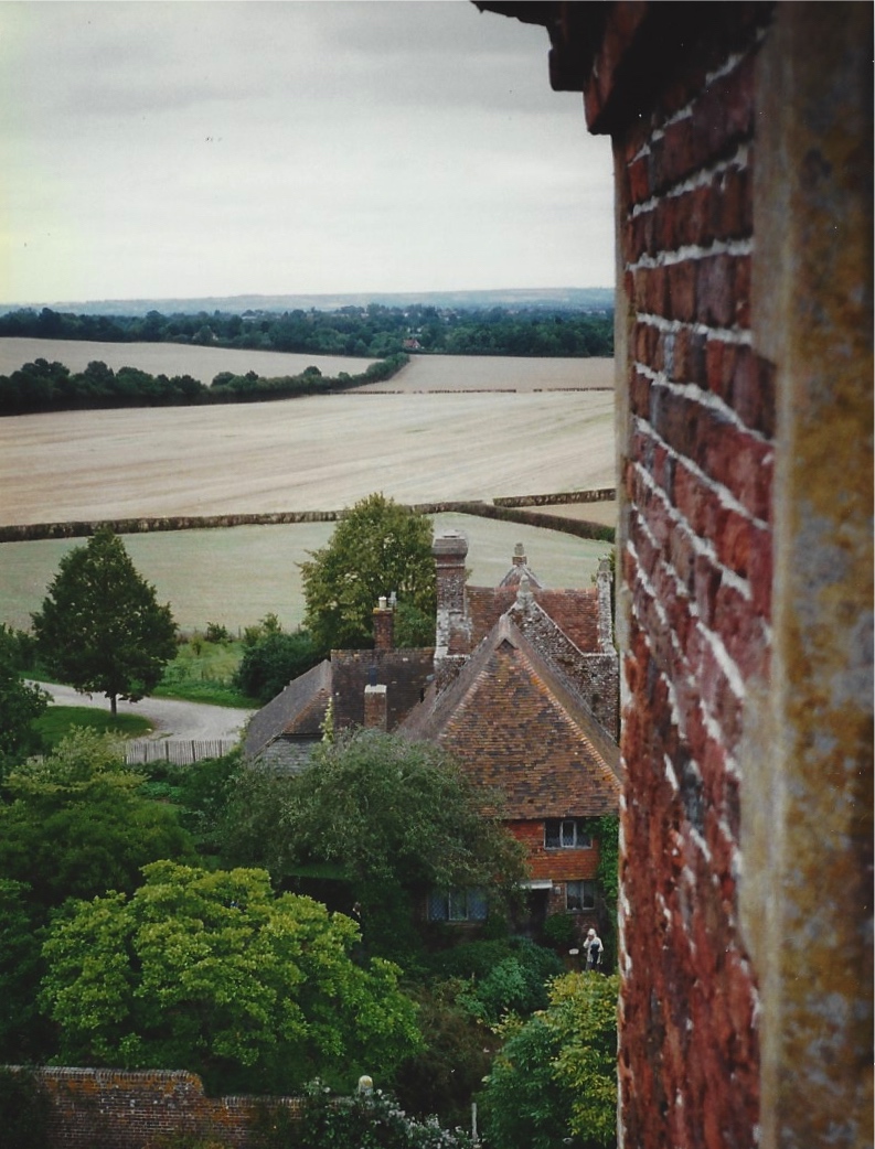 A view of the surrounding countryside from the tower at Sissinghurst.
