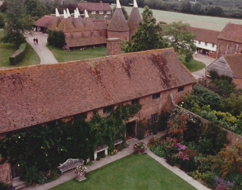 A view of buildings at Sissinghurst.