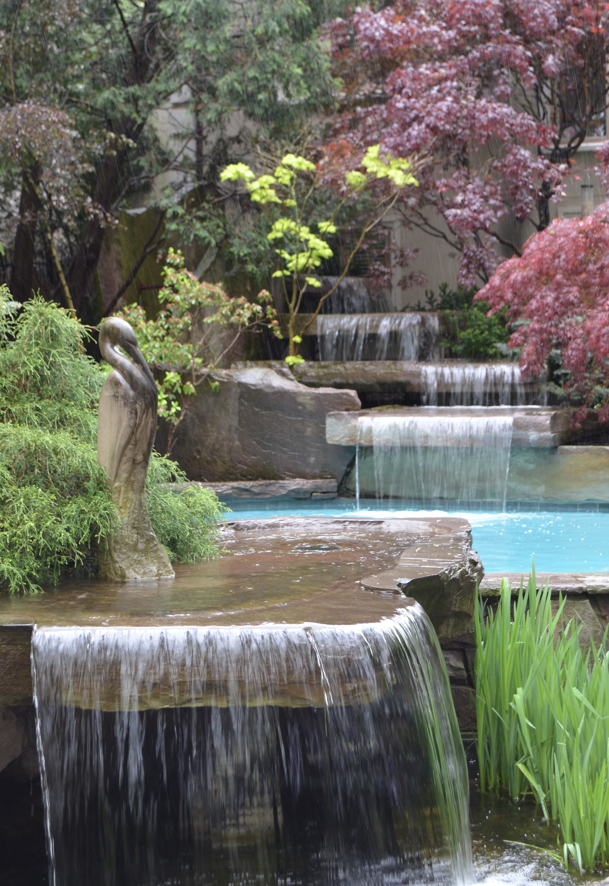 waterfalls garden