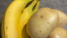 Bananas and potatoes