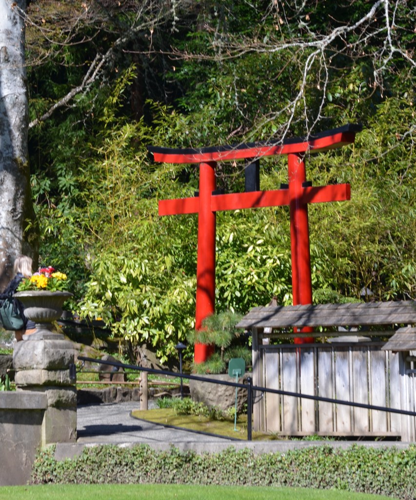 Torii Gate at the Butchart Gardens