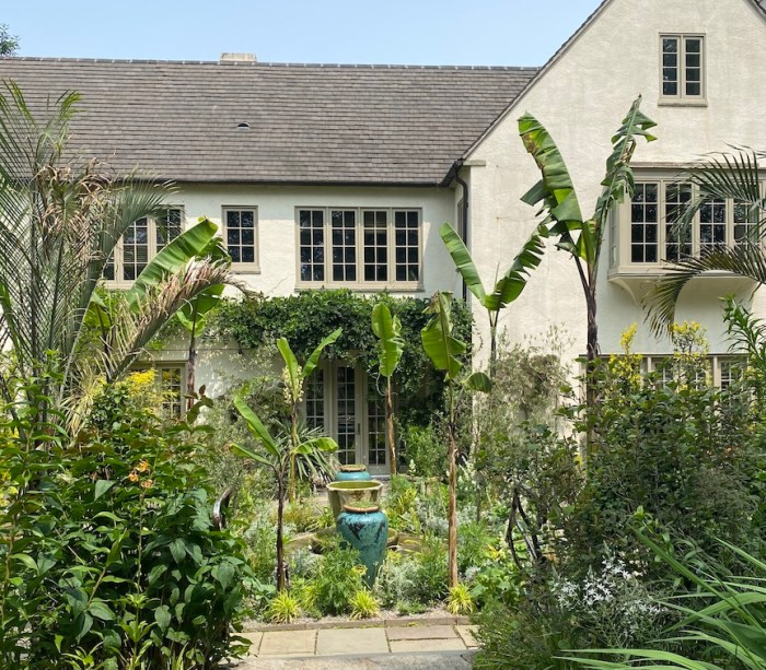 View of Teacup Garden from rear