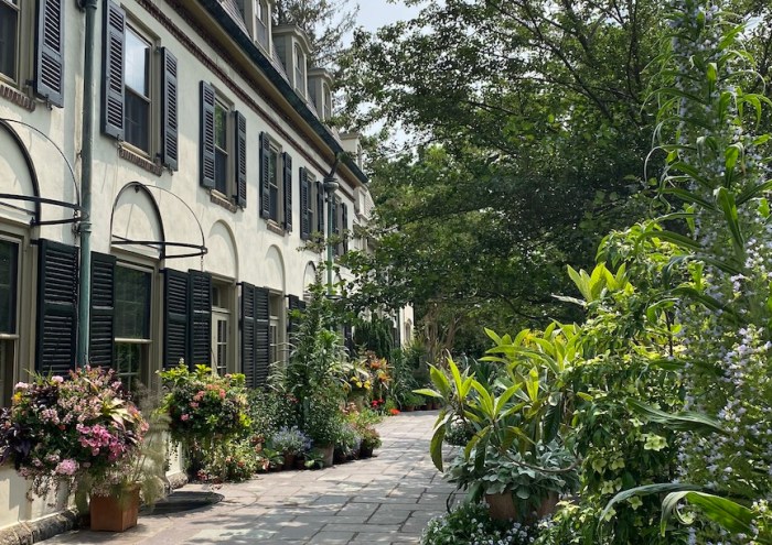 Chanticleer House from main terrace