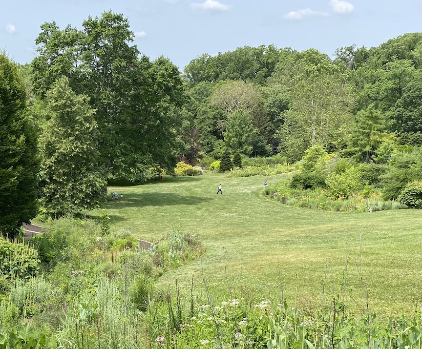 Lawn and beds at Chanticleer