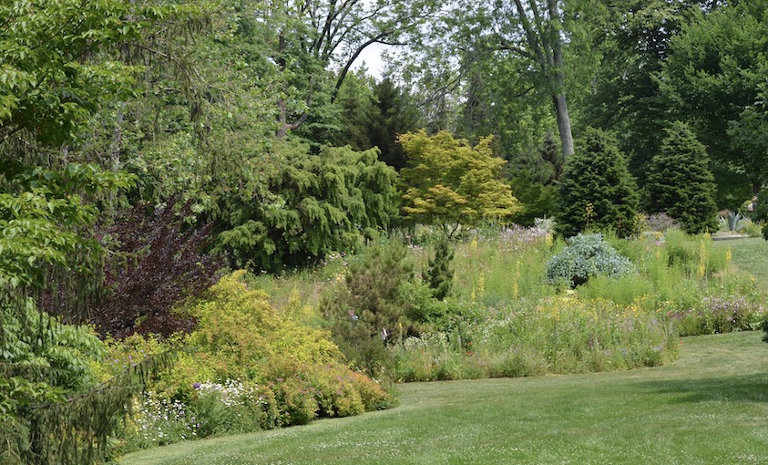 Large garden beds at Chanticleer