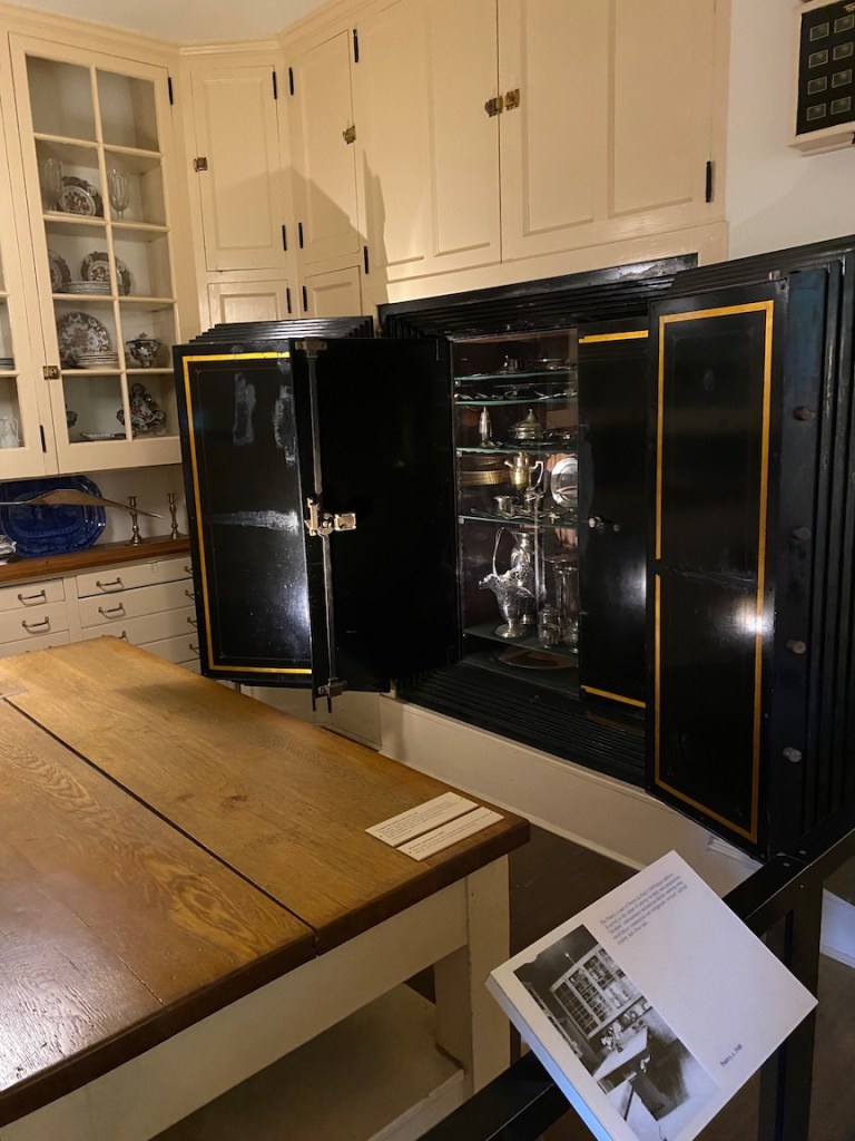 Safe in Kitchen of DuPont house in Longwood Gardens