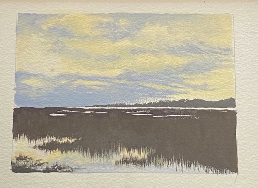 Painting of wetlands