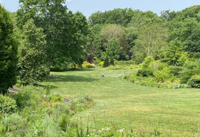 Grass lawn at Chanticleer